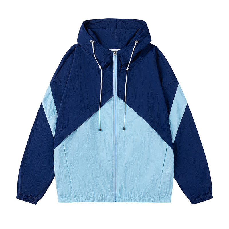 Men's sports jacket with adjustable hood system and reflective details Lune London