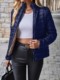 Lune London | Women's quilted transitional jacket with high collar and practical pockets
