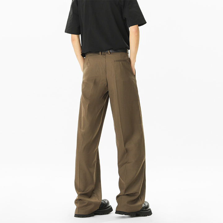 High-waisted wide-leg pants for women with side zipper and trendy cut Lune London