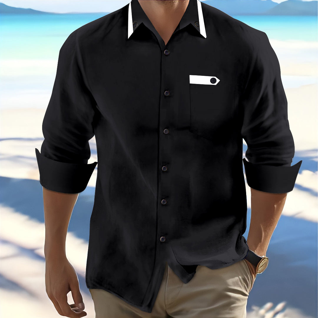 Men's Leisure Button-Up Shirt Lune London