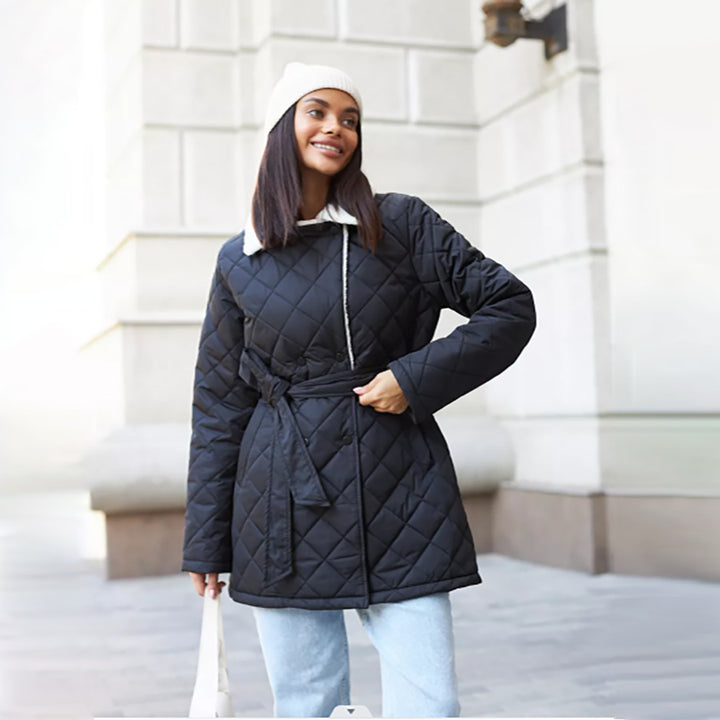 Lune London Women's Quilted Wool Jacket