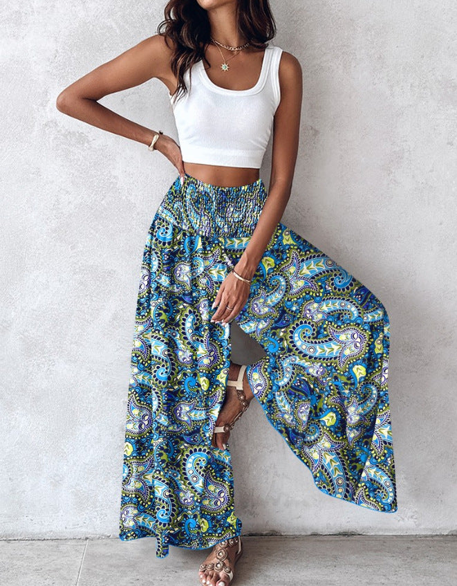 Lune London Tropical Wide Leg Pants for Women
