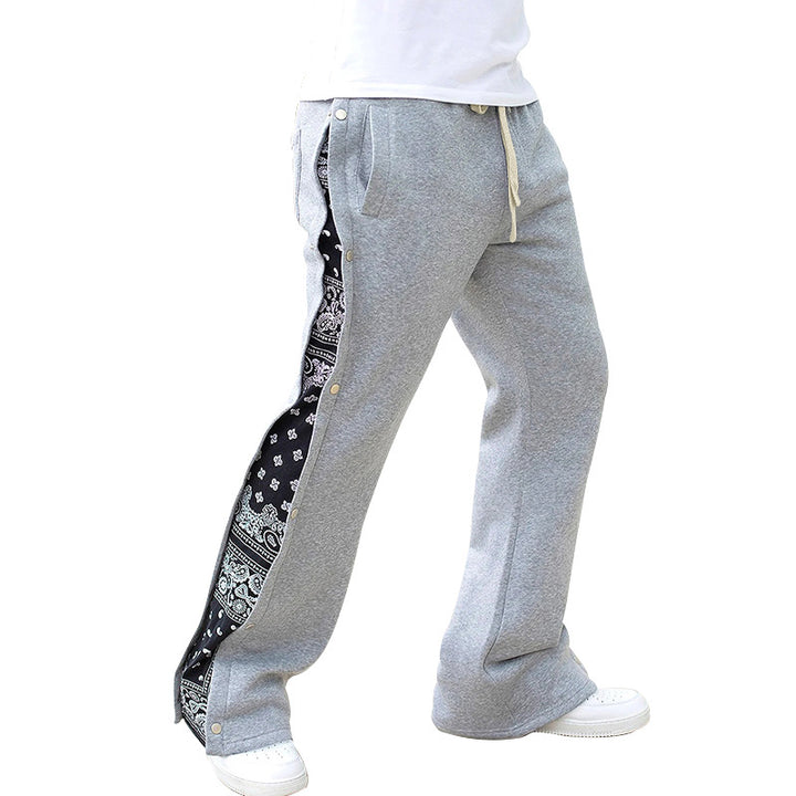 High-quality leisure pants for men with decorative print details Lune London