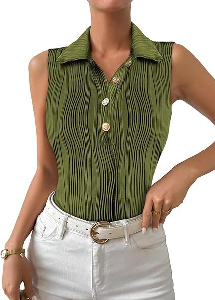 Ladies Pleated Bodysuit with Chic Collar and Style