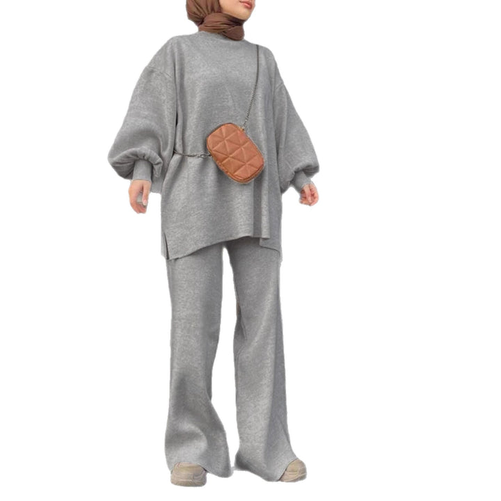 Ensemble femme composé d'un haut ample et de pantalons confortables Chic & Stil