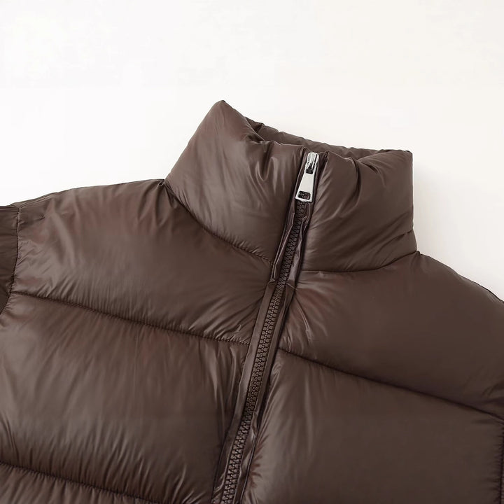 Ladies down jacket with modern design Lune London