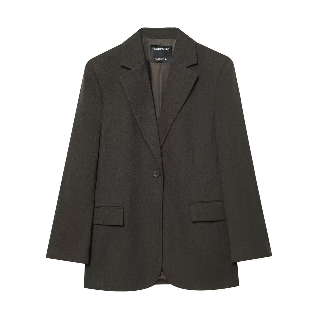 Ladies elegant blazer with discreet cut Lune London