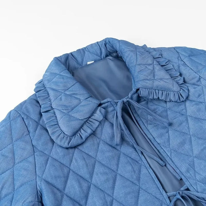 Veste femme rembourrée avec col volumineux et poches pratiques Chic & Stil