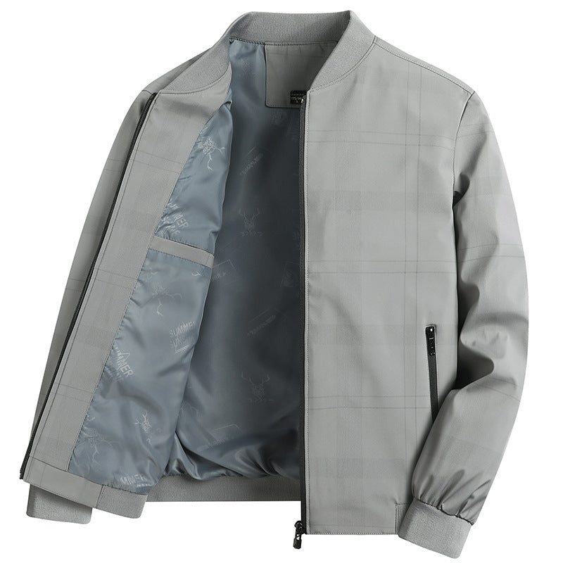 Men's transition jacket with lightweight lining material and trendy design Lune London