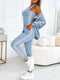 Casual jogging set for ladies with an elegant cut and an elastic waist Lune London
