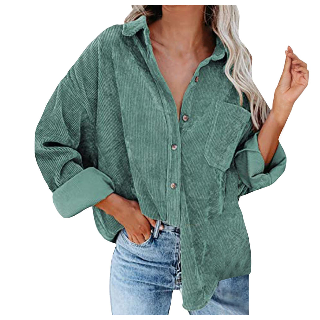 Women's Plus Size Cord Blouse Lune London