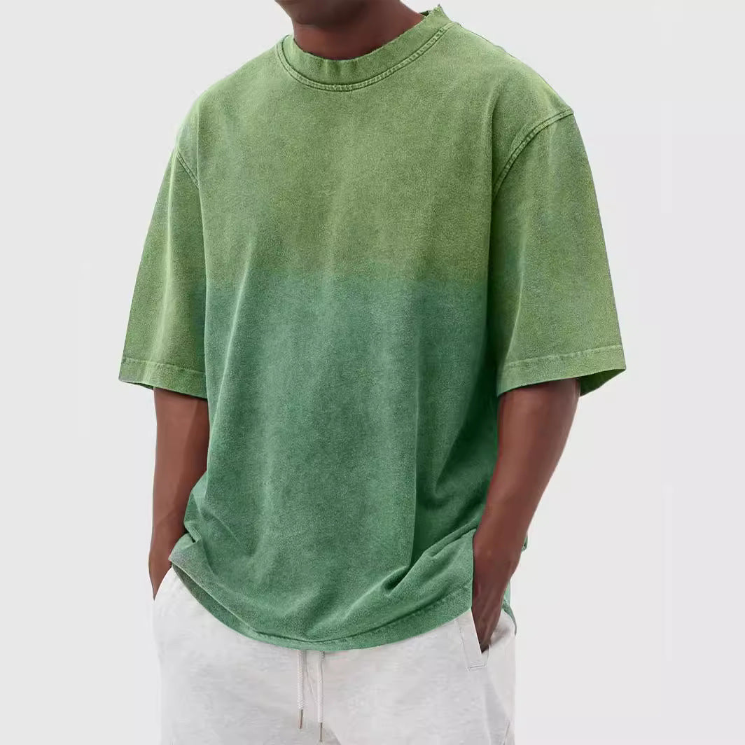 Casual oversized T-shirt for men with gradient colors Lune London