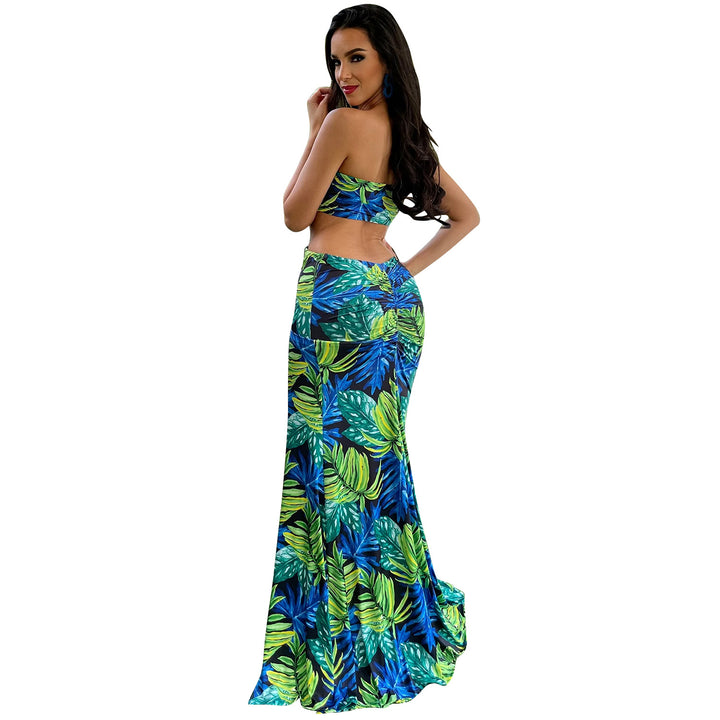 Chic Floral Cutout Maxi Dress for Women