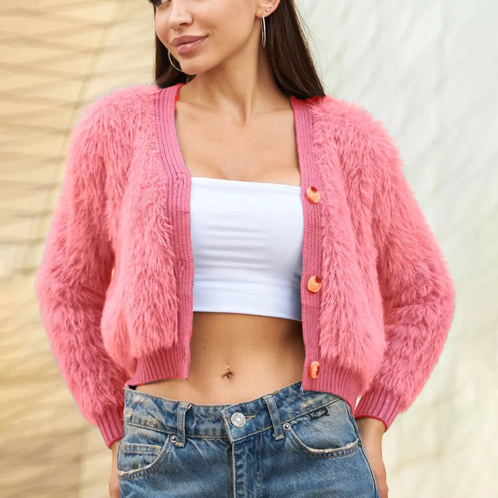 Ladies Plus Short Cardigan Lune London