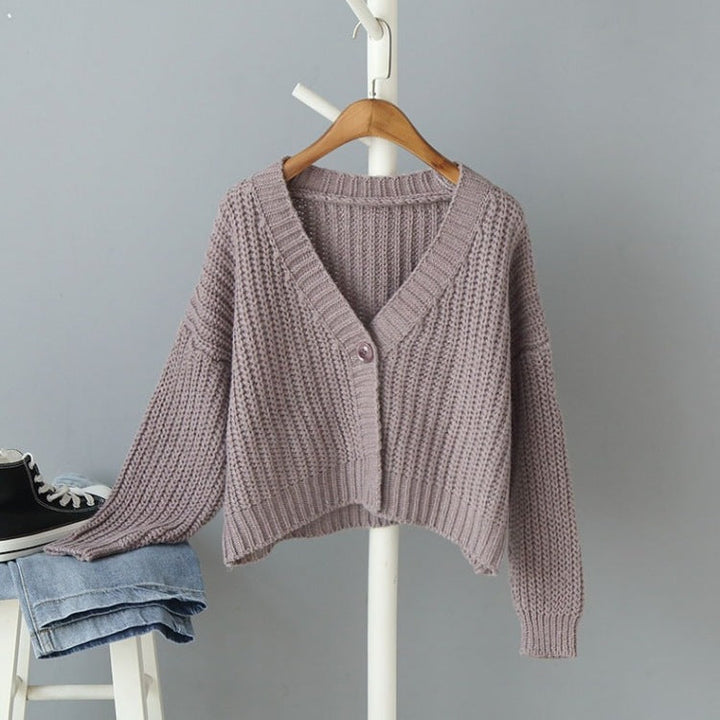 Lune London | Women's casual cardigan with dropped shoulders and buttons