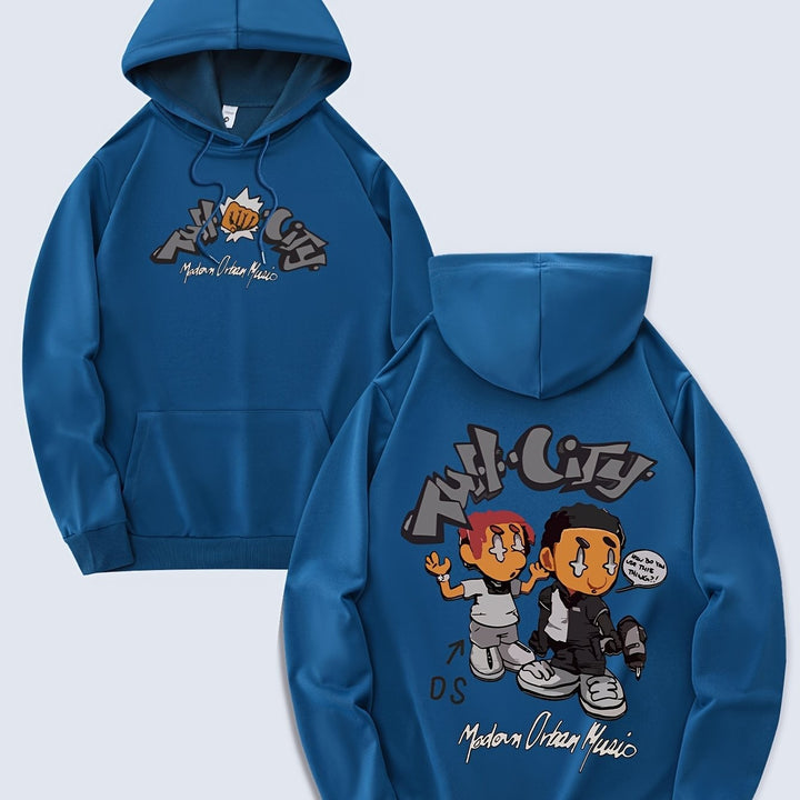 Women's hoodie with original comic design and artistic print Chic & Stil