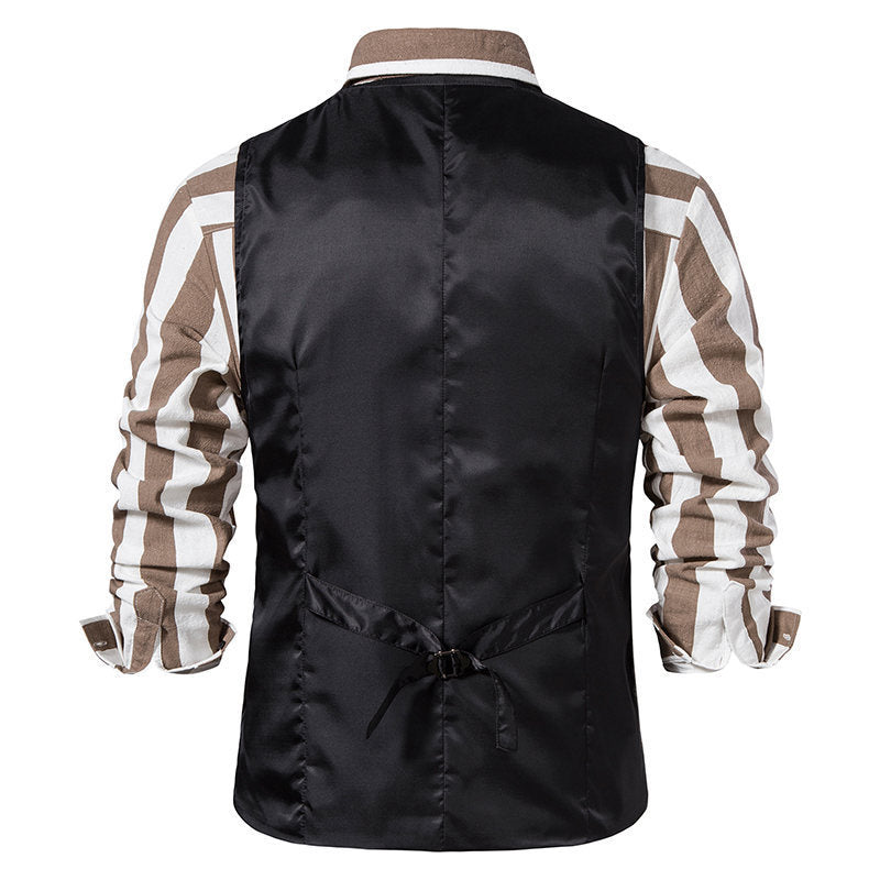 Veste élégante pour hommes au motif à carreaux classique avec poches pratiques Lune London