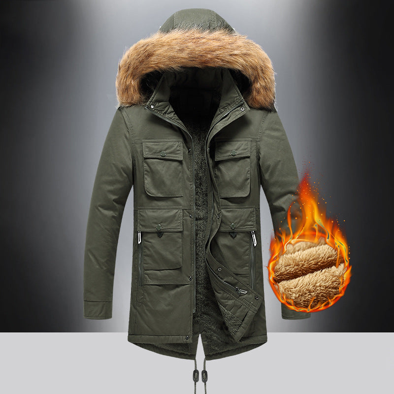 Insulated parka jacket for men Lune London