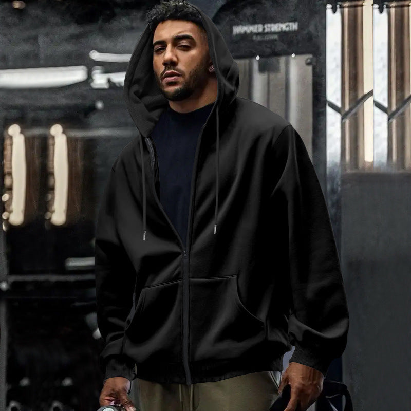 Men's Zip-Up Hoodie with Pockets Lune London