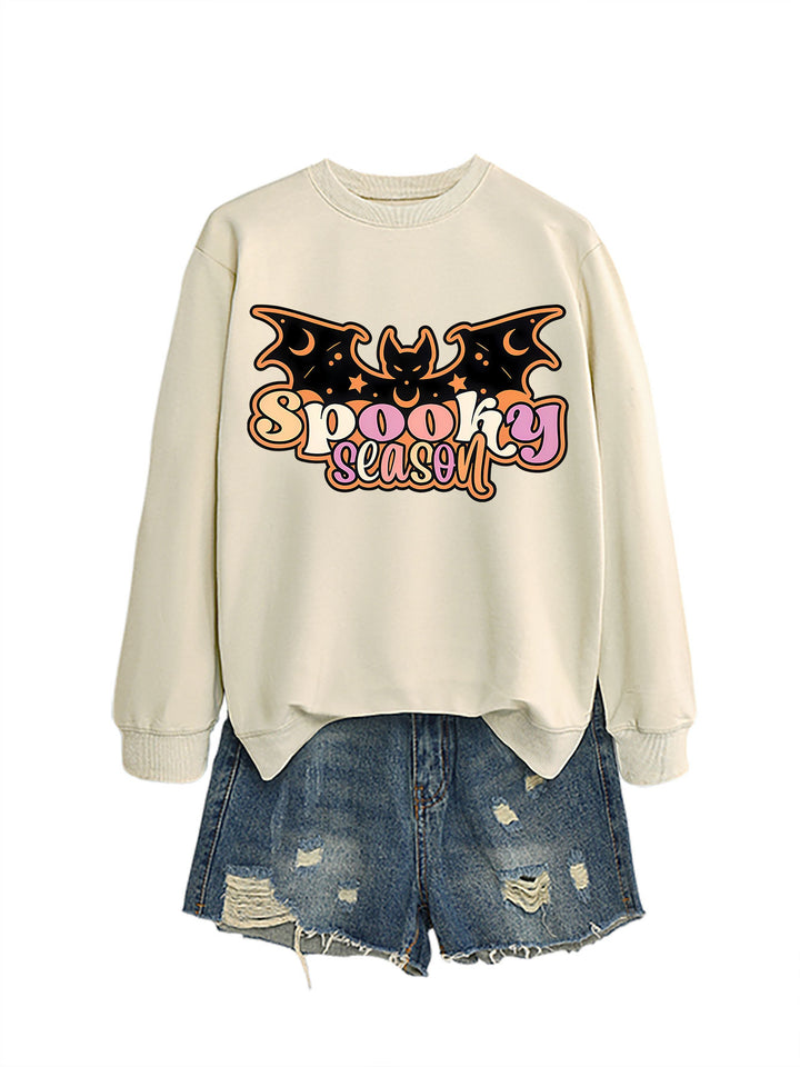 Sweatshirt pour femmes avec design créatif d'Halloween Chic & Stil