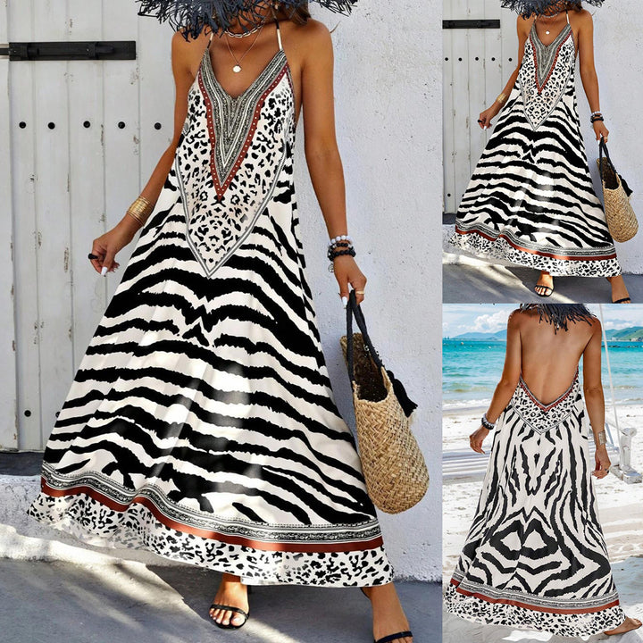 Women Maxi Bohemian Dress Chic Lune London