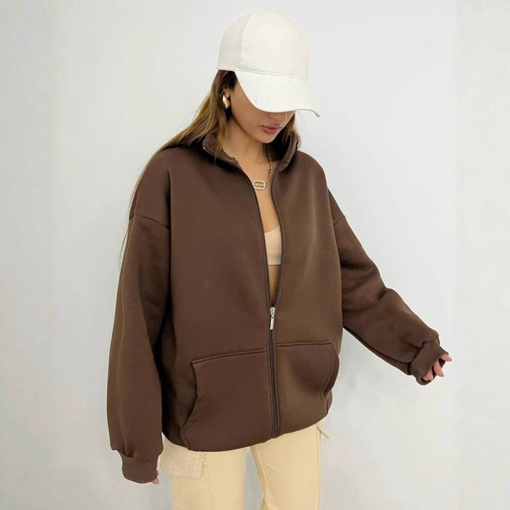 Oversized hoodie for women in soft material Lune London
