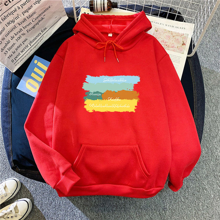 Women's casual hoodie with creative graphic design Chic & Stil