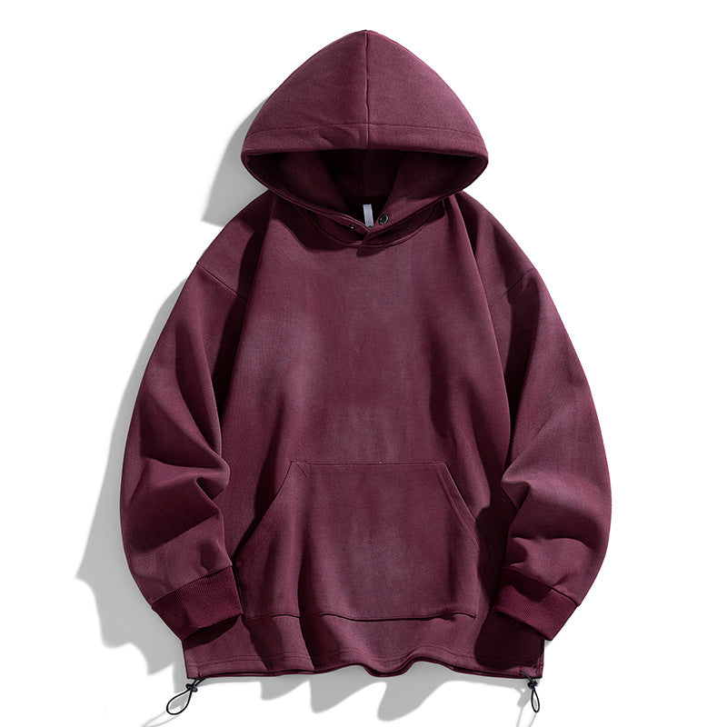 Ladies comfortable oversized hoodie with practical kangaroo pockets Lune London