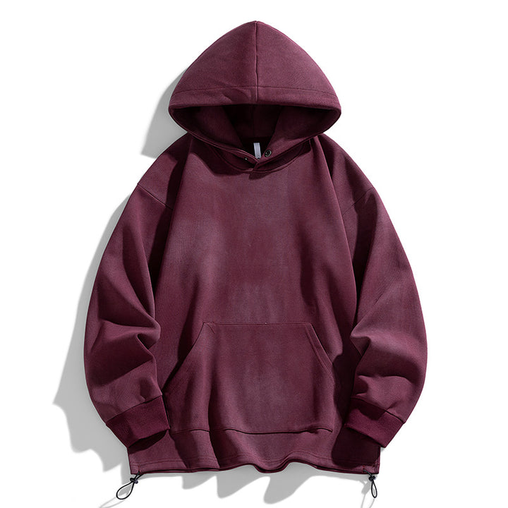 Ladies comfortable oversized hoodie with practical kangaroo pockets Lune London