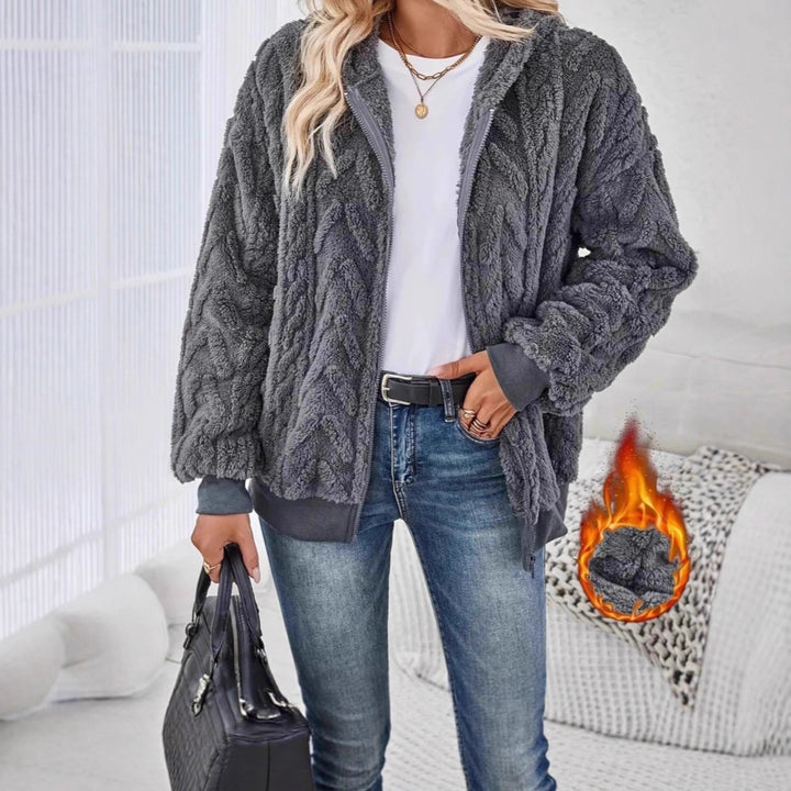Ladies cozy zip jacket Lune London