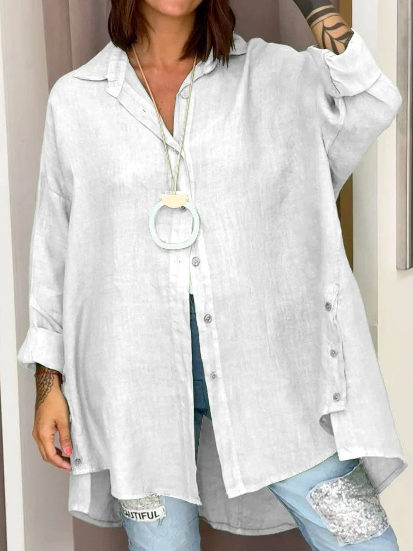 Blouse en lin aéré pour femmes Chic & Stil