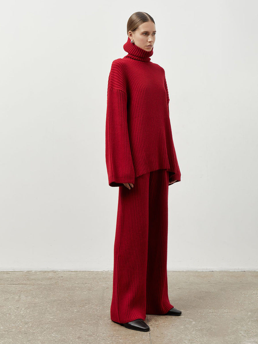 Women's chic and style knit outfit