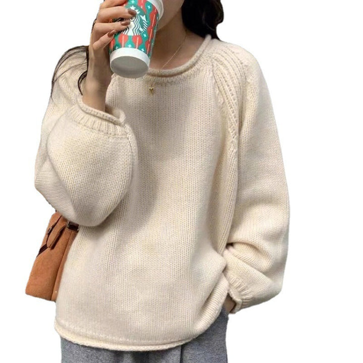 Comfortable knitted sweater for women with a relaxed fit and airy sleeves Lune London