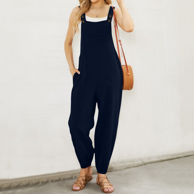 Stylish women's overalls with adjustable straps Lune London