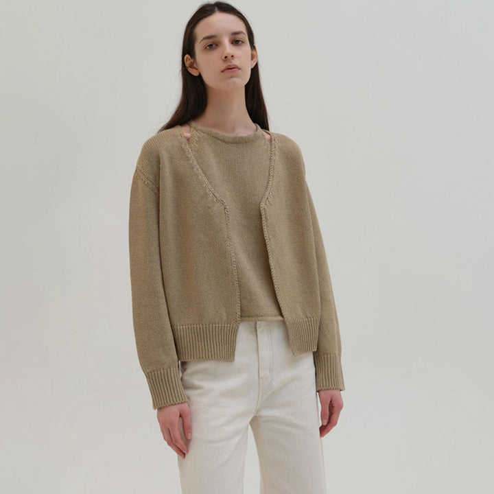 Gilet tricoté Chic & Stil confortable et élégant pour femmes