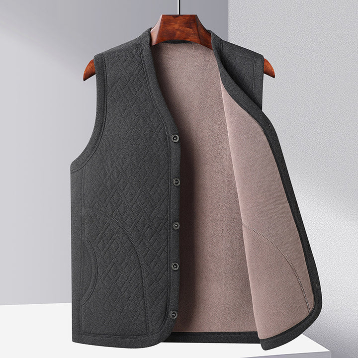 Quilted vest for women with practical pockets and modern design Lune London