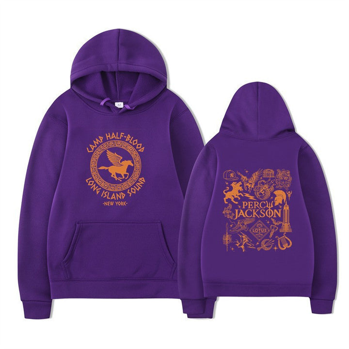 Women's hoodie with artistic mythology print Chic & Stil