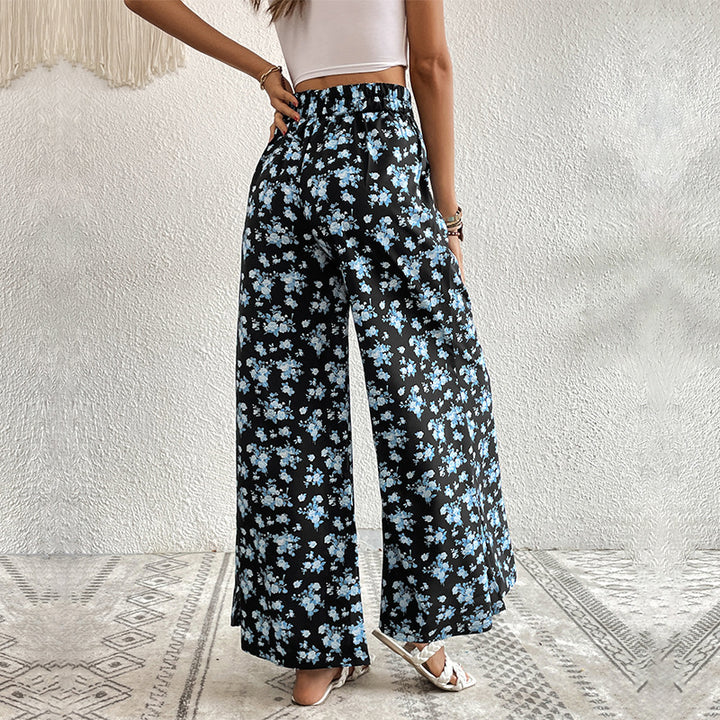 Chic and Stylish Floral Wide Leg Pants for Women