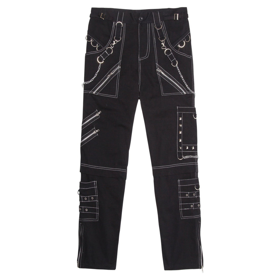 Men's cargo pants with chain details and practical pockets Lune London
