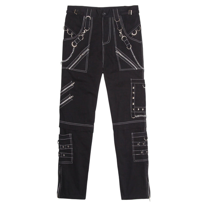 Men's cargo pants with chain details and practical pockets Lune London