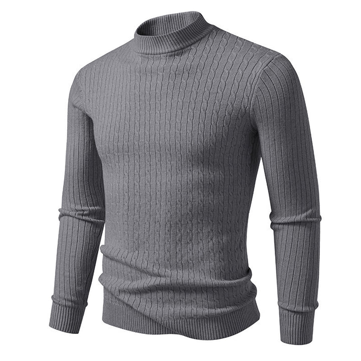 Lune London textured surface turtleneck sweater for men