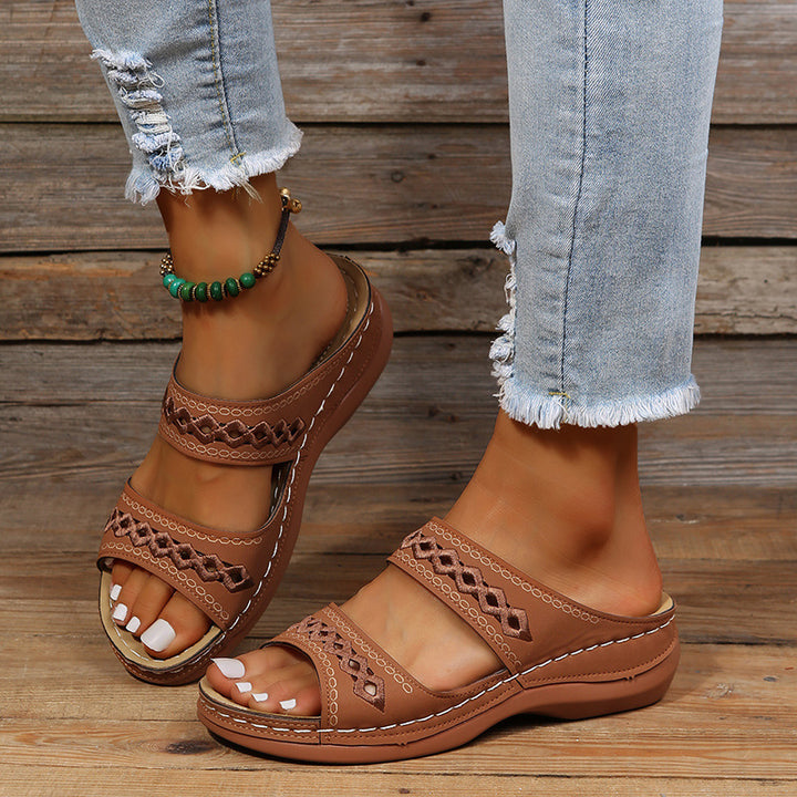 Lune London Decorative Slip-On Sandals for Women