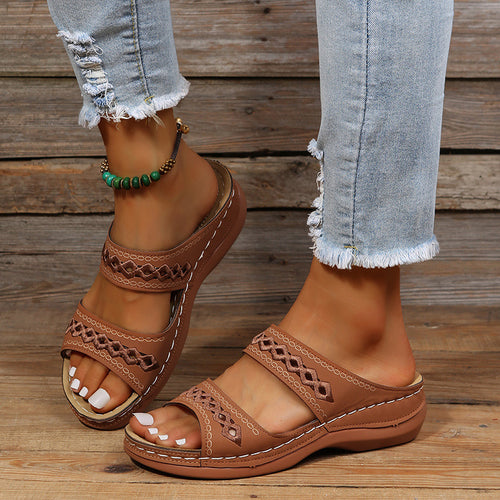 Lune London Decorative Slip-On Sandals for Women