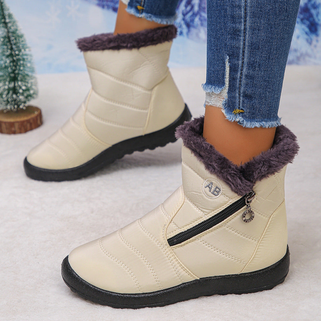 Ladies Thermo Winter Boots with Cozy Inner Lining and Side Zipper Lune London