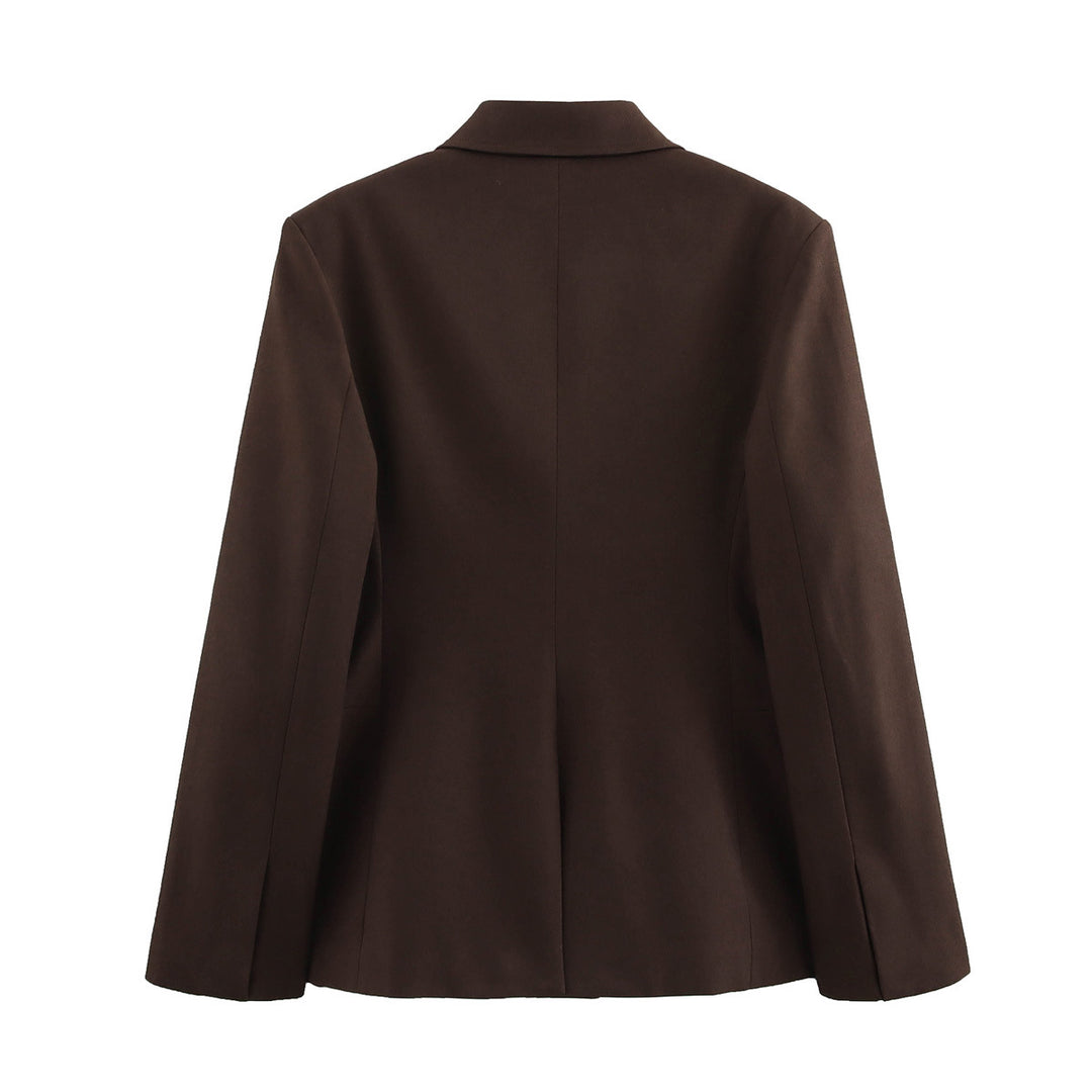 Elegant blazer jacket for women with structured design and practical pockets Lune London