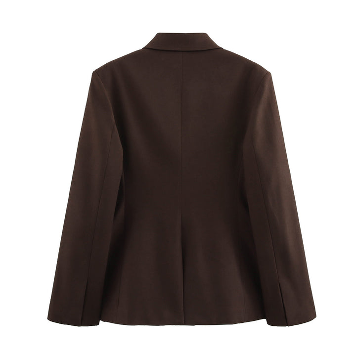 Elegant blazer jacket for women with structured design and practical pockets Lune London