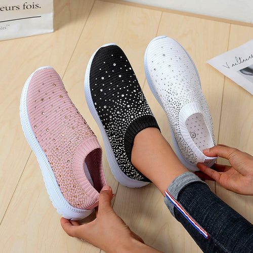 Ladies Sparkling Comfort Slippers Lune London