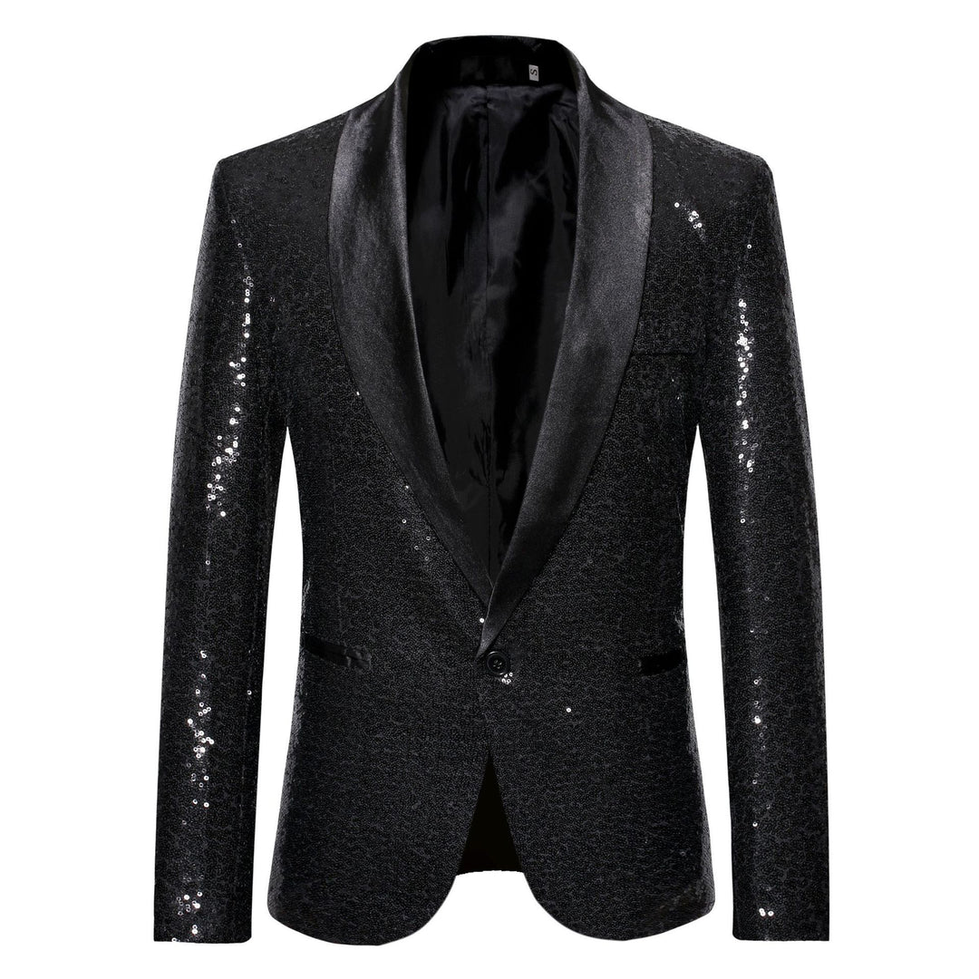 Elegant sequined blazer for men with a modern cut Lune London