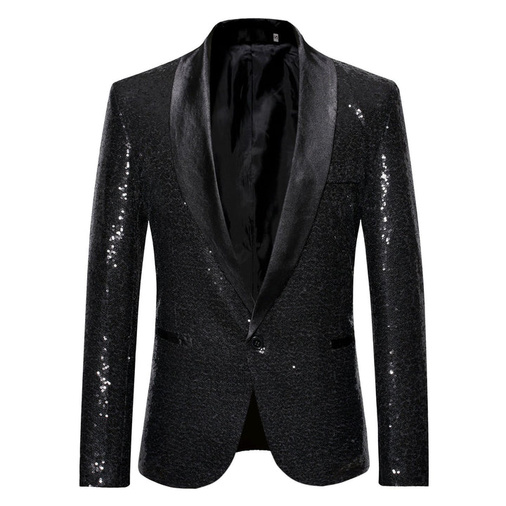 Elegant sequined blazer for men with a modern cut Lune London