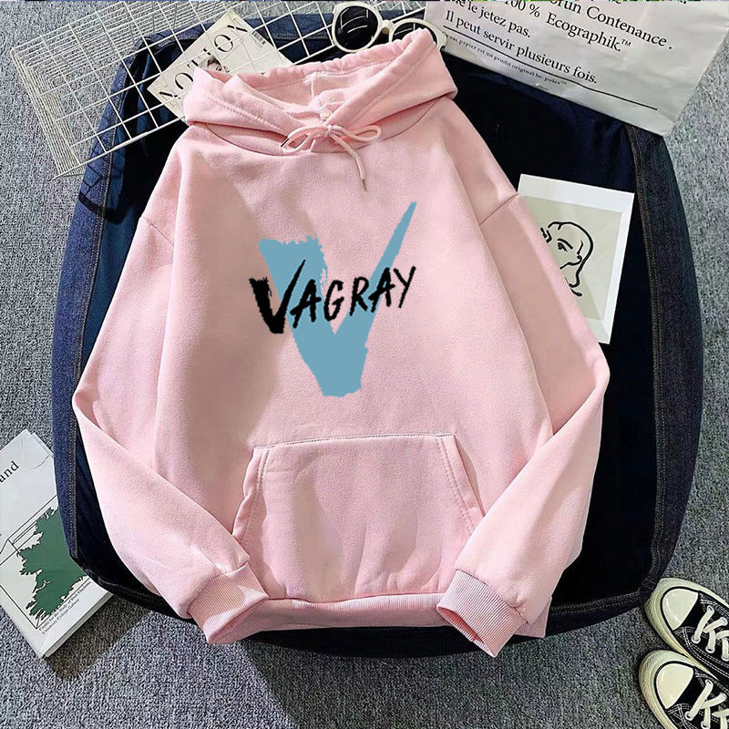 Women's hooded sweatshirt with modern logo print Chic & Stil